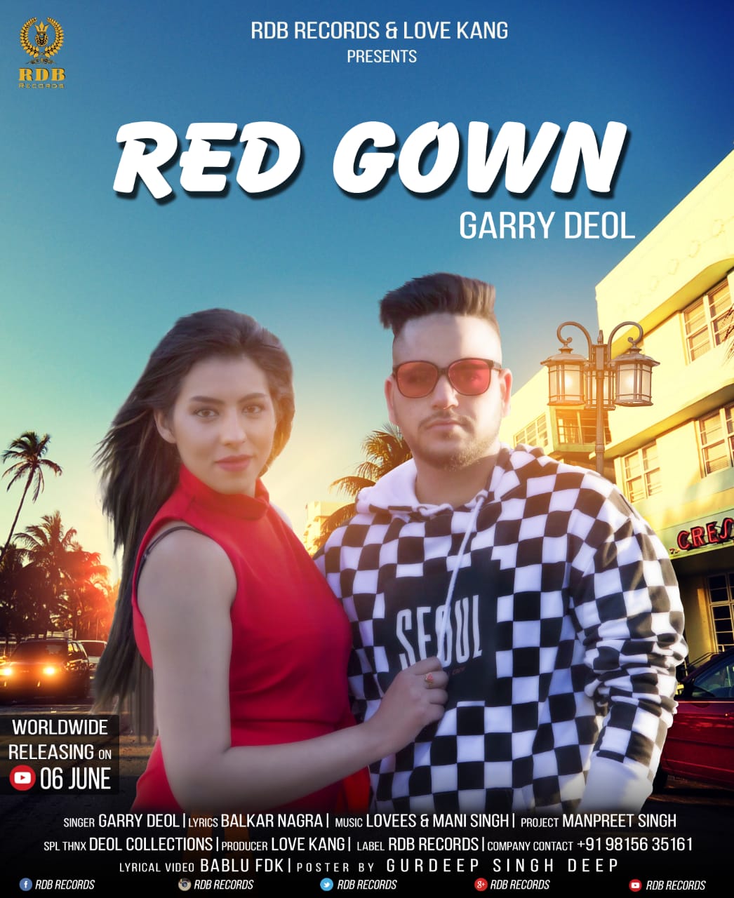 Red Gown Garry Deol